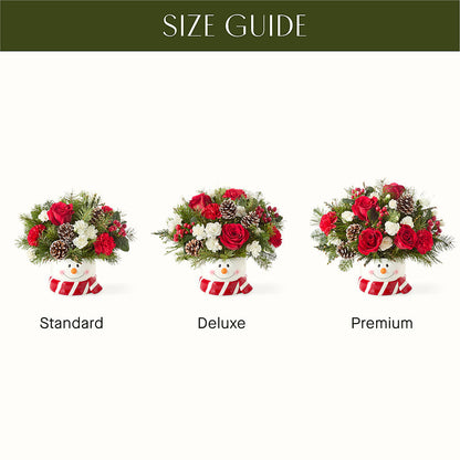 Jolly Snowman Bouquet –  Illusion Flower Shop, Houston TX