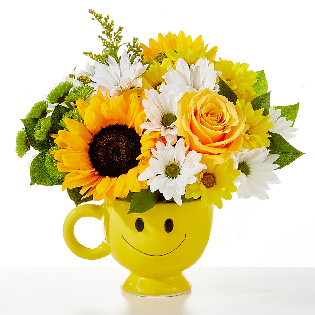 Be Happy Bouquet –  Illusion Flower Shop, Houston TX