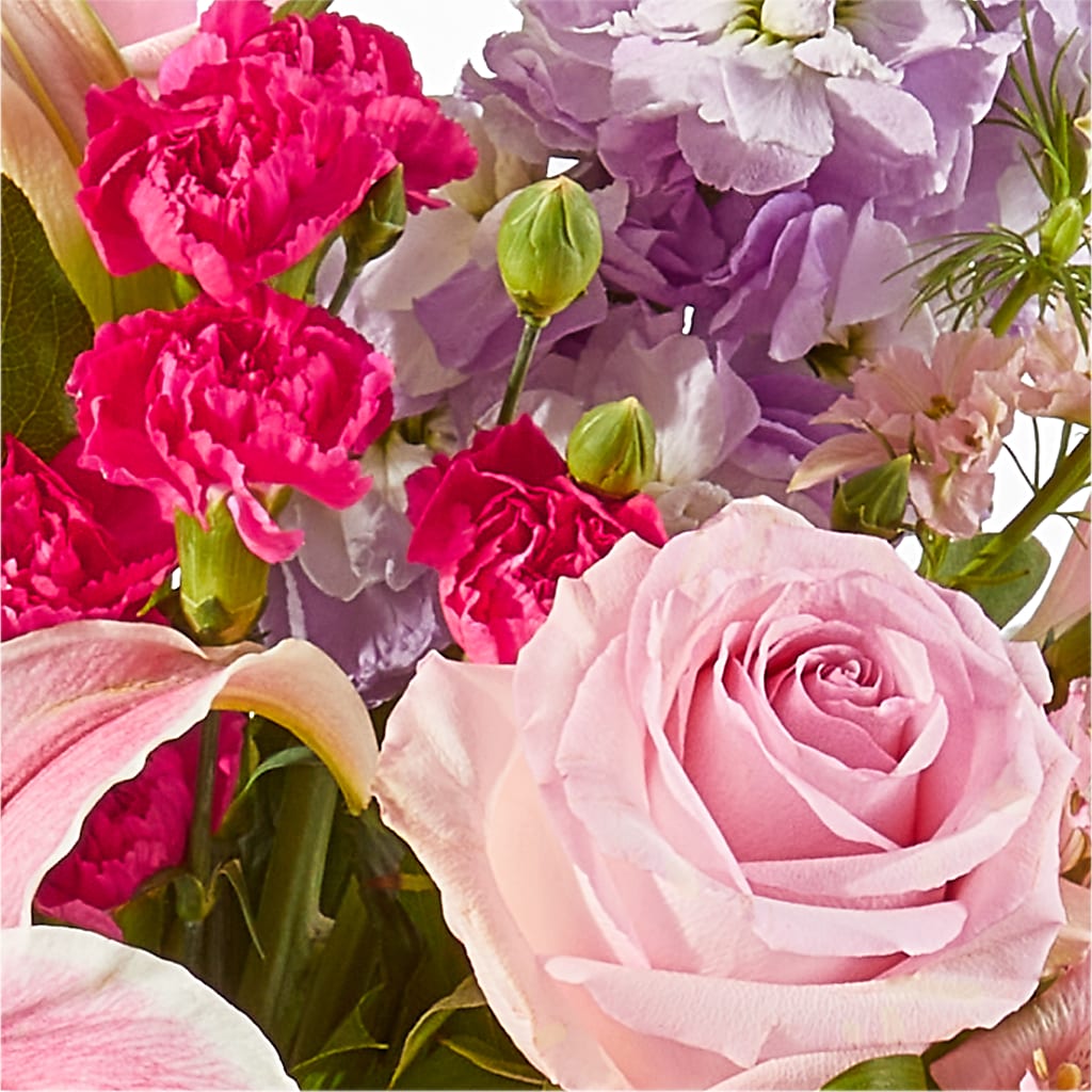 Mauvelous Bouquet –  Illusion Flower Shop, Houston TX