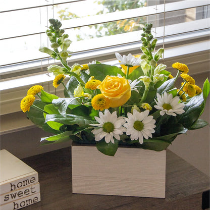 Sun Salutation Box Bouquet –  Illusion Flower Shop, Houston TX