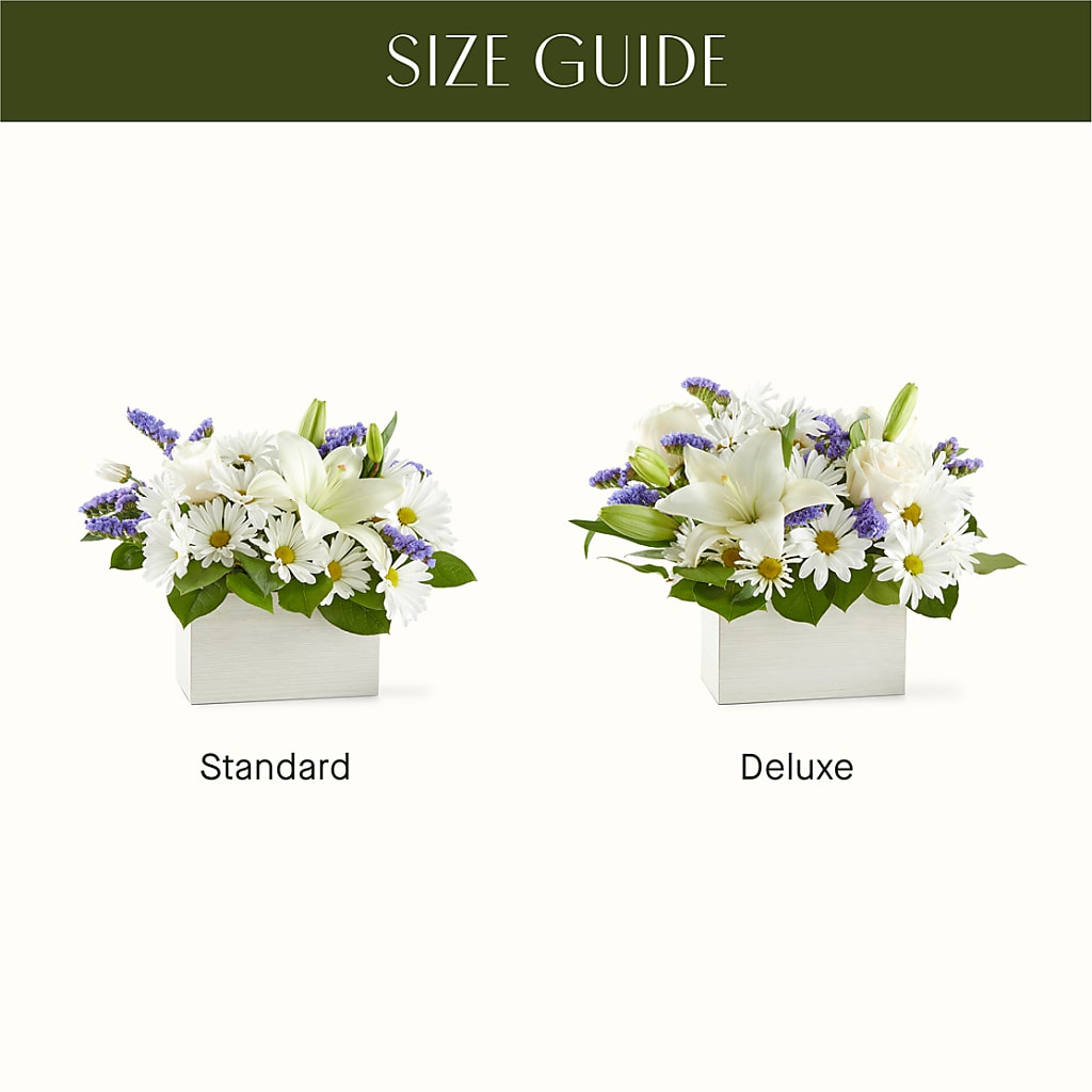 Beyond Blue Box Bouquet –  Illusion Flower Shop, Houston TX