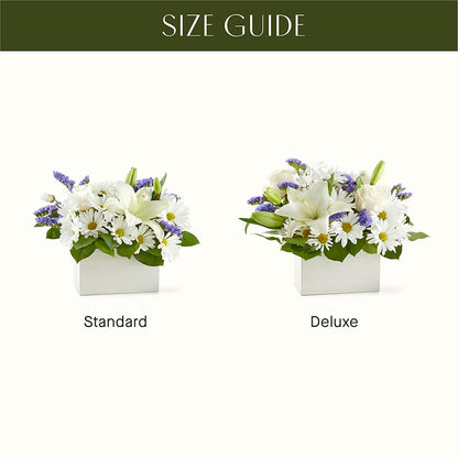 Beyond Blue Box Bouquet –  Illusion Flower Shop, Houston TX