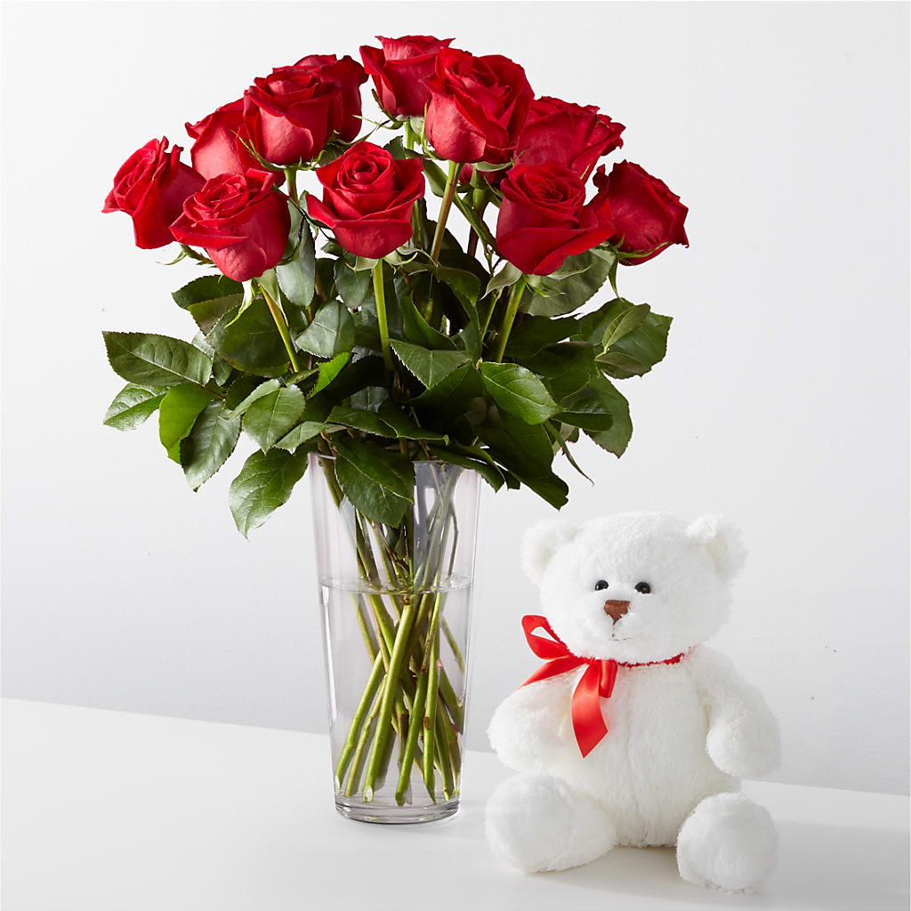 Romantic Long Stem Red Rose Bouquet Bundles –  Illusion Flower Shop, Houston TX