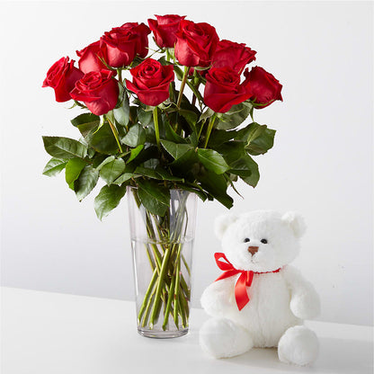 Romantic Long Stem Red Rose Bouquet Bundles –  Illusion Flower Shop, Houston TX