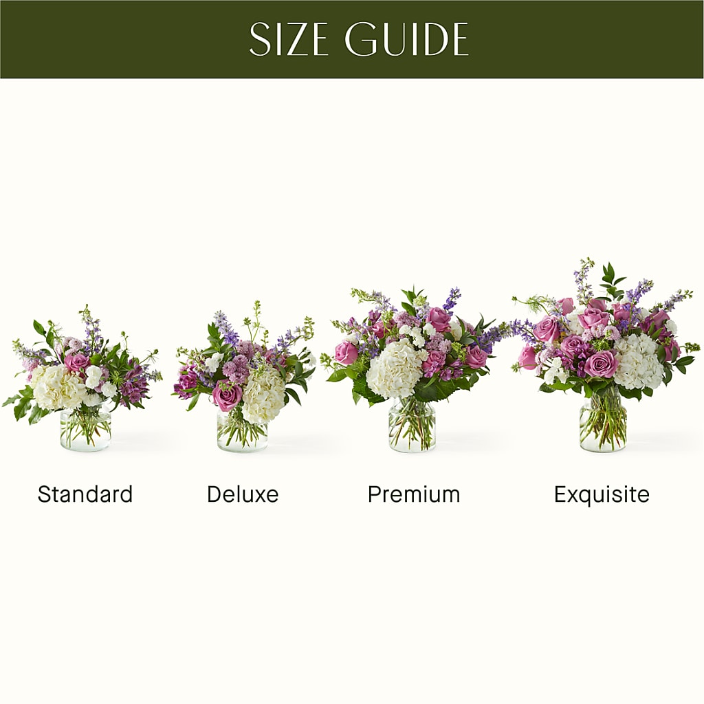 Violet Caress Bouquet –  Illusion Flower Shop, Houston TX