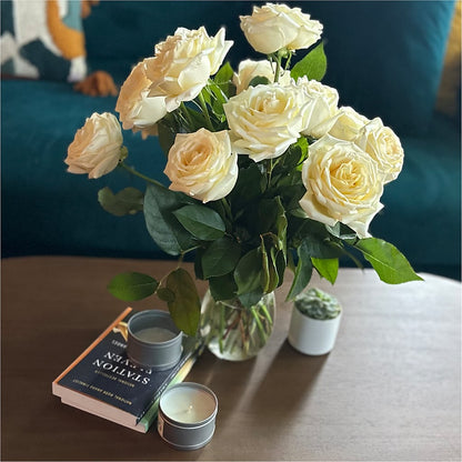 Long Stem Yellow Rose Bouquet –  Illusion Flower Shop, Houston TX