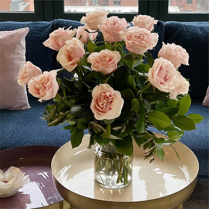 Long Stem Pink Rose Bouquet –  Illusion Flower Shop, Houston TX