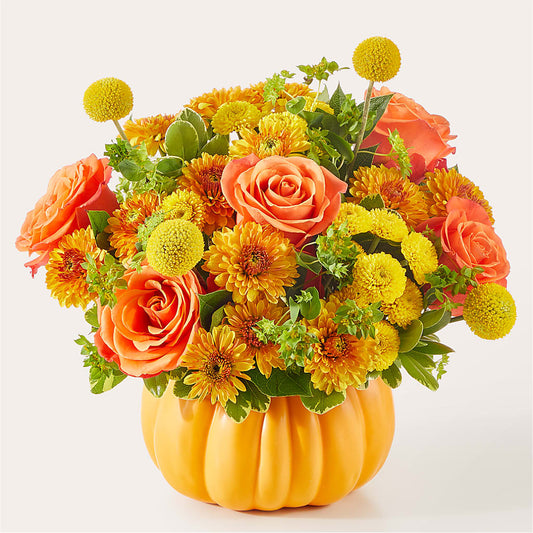 Gourdgeous Pumpkin –  Illusion Flower Shop, Houston TX
