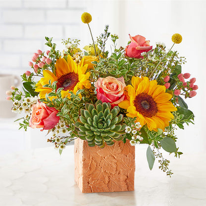 Sunflower Season Bouquet –  Illusion Flower Shop, Houston TX