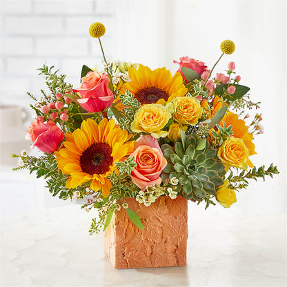Sunflower Season Bouquet –  Illusion Flower Shop, Houston TX