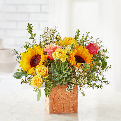 Sunflower Season Bouquet –  Illusion Flower Shop, Houston TX