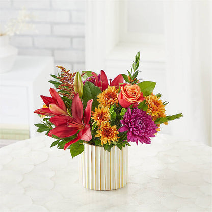 Burgundy Landscape Bouquet –  Illusion Flower Shop, Houston TX