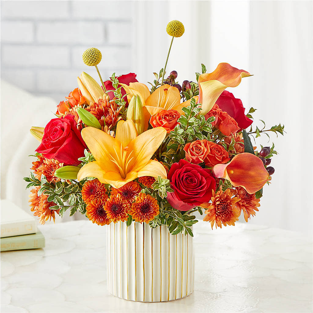 Scarlet Skies Bouquet –  Illusion Flower Shop, Houston TX