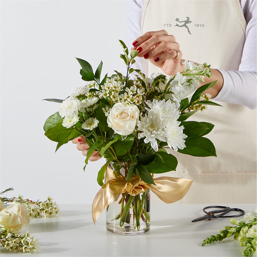 New Beginnings – A Florist Original –  Illusion Flower Shop, Houston TX
