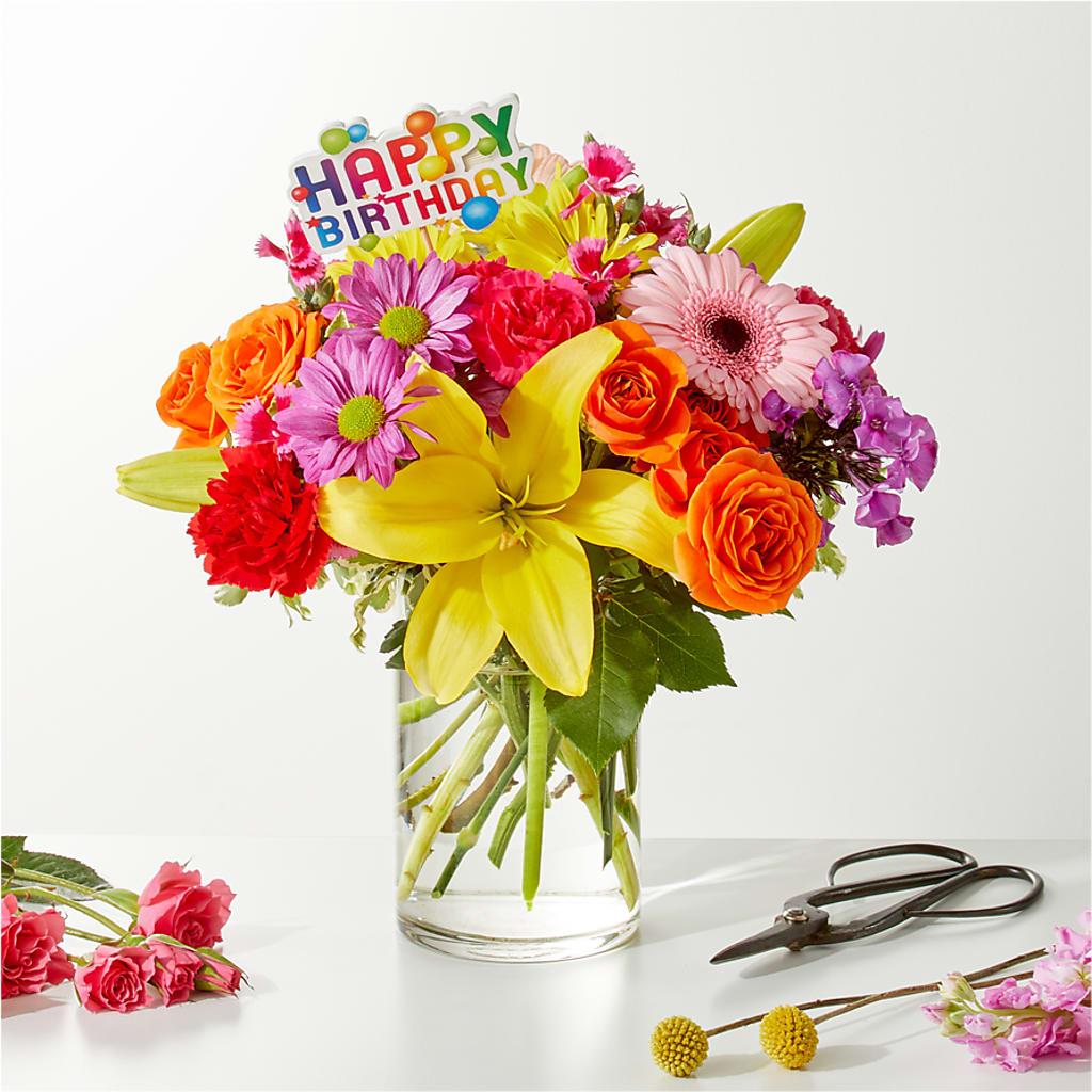 Cue the Confetti - A Florist Original –  Illusion Flower Shop, Houston TX