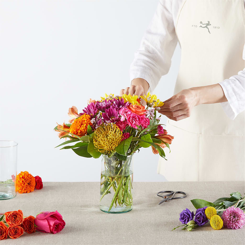 Feast of Color – A Florist Original –  Illusion Flower Shop, Houston TX