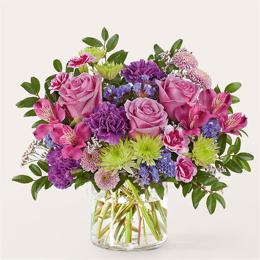Glass Half Full Bouquet –  Illusion Flower Shop, Houston TX