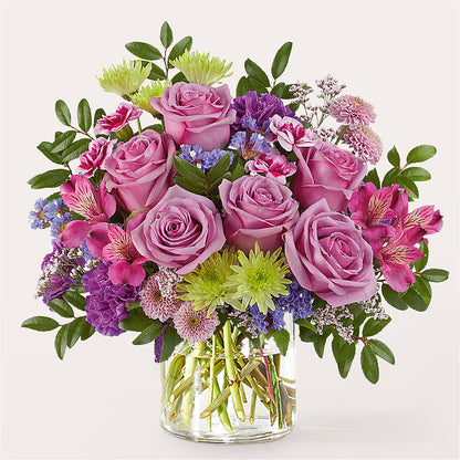 Glass Half Full Bouquet –  Illusion Flower Shop, Houston TX