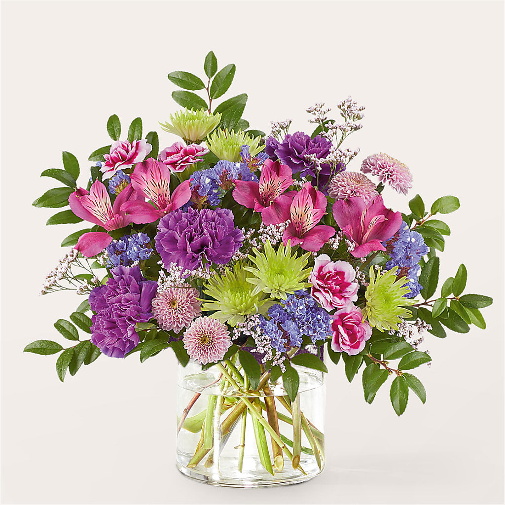 Glass Half Full Bouquet –  Illusion Flower Shop, Houston TX