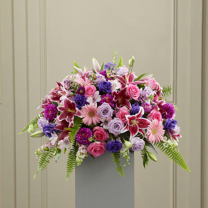 Fare Thee Well Pedestal –  Illusion Flower Shop, Houston TX
