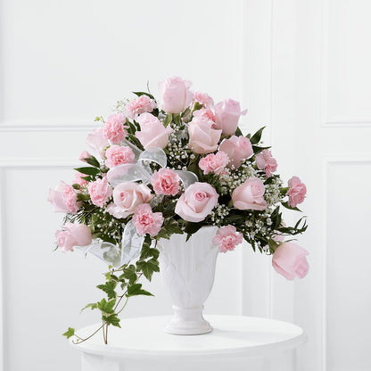 Deepest Sympathy Arrangement –  Illusion Flower Shop, Houston TX