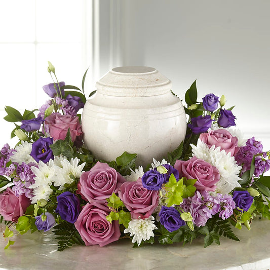 Blooming Sympathy Cremation Adornment –  Illusion Flower Shop, Houston TX