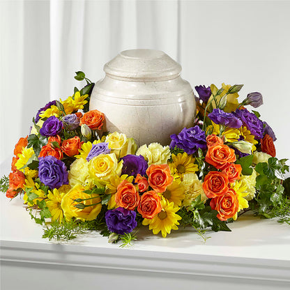 Blossoms of Remembrance Cremation Adornment –  Illusion Flower Shop, Houston TX
