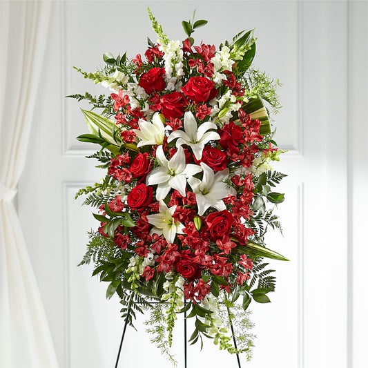 Everlasting Memory Standing Spray –  Illusion Flower Shop, Houston TX