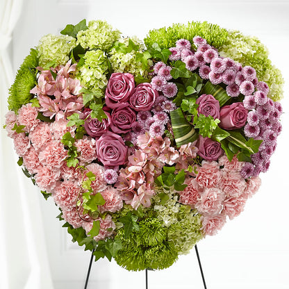 Heartwarming Standing Heart –  Illusion Flower Shop, Houston TX