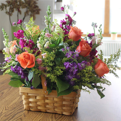 Garden of Life Basket –  Illusion Flower Shop, Houston TX