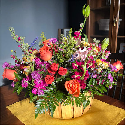 Garden of Life Basket –  Illusion Flower Shop, Houston TX