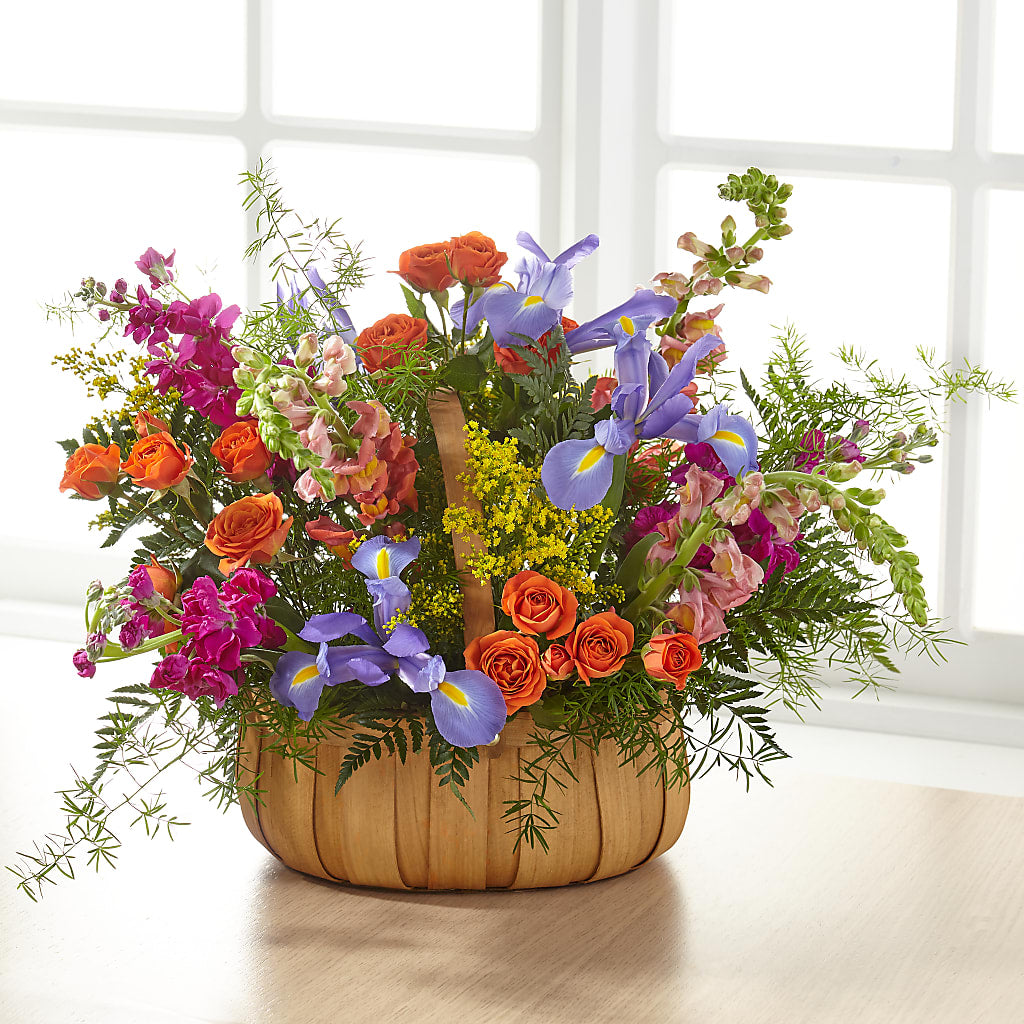 Garden of Life Basket –  Illusion Flower Shop, Houston TX