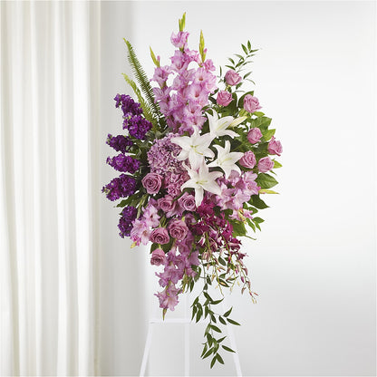 Never Alone Standing Spray –  Illusion Flower Shop, Houston TX