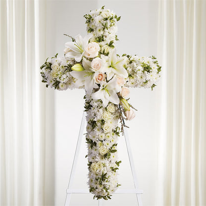 Spiritual Guidance Standing Spray –  Illusion Flower Shop, Houston TX