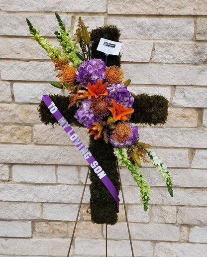 lavish cross –  Illusion Flower Shop, Houston TX