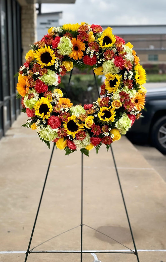 sunrise wreath