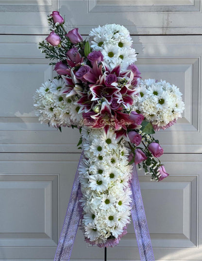 Grace cross –  Illusion Flower Shop, Houston TX