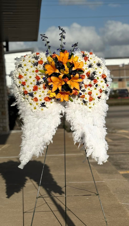 vibrant angel wings –  Illusion Flower Shop, Houston TX