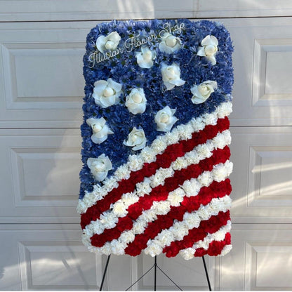 American flag –  Illusion Flower Shop, Houston TX
