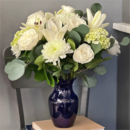 Snowy Dreams Bouquet –  Illusion Flower Shop, Houston TX