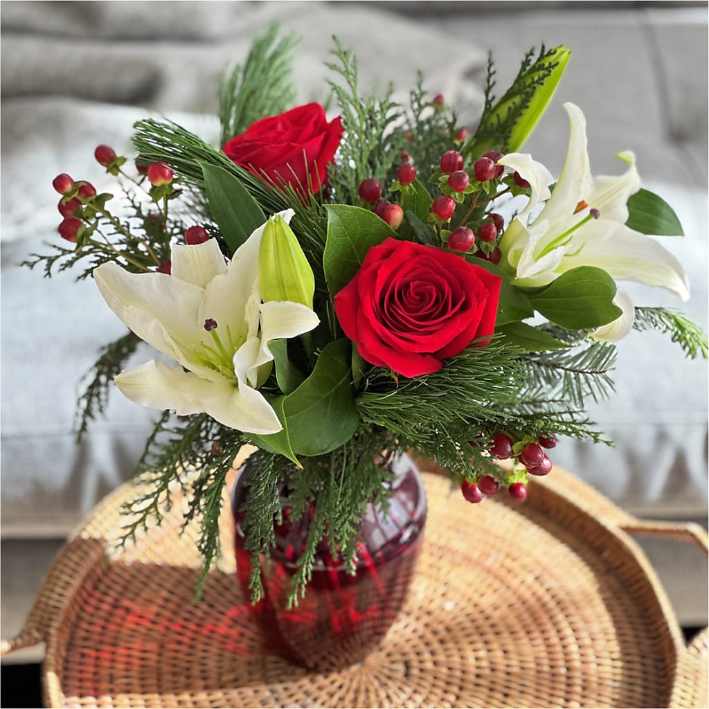 Evergreen Delight Bouquet –  Illusion Flower Shop, Houston TX