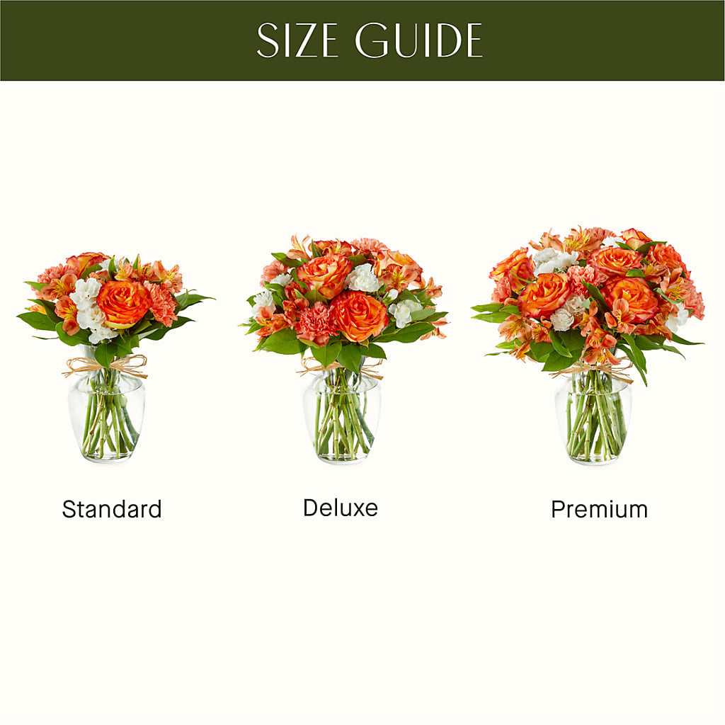 Apricot Glow Bouquet –  Illusion Flower Shop, Houston TX
