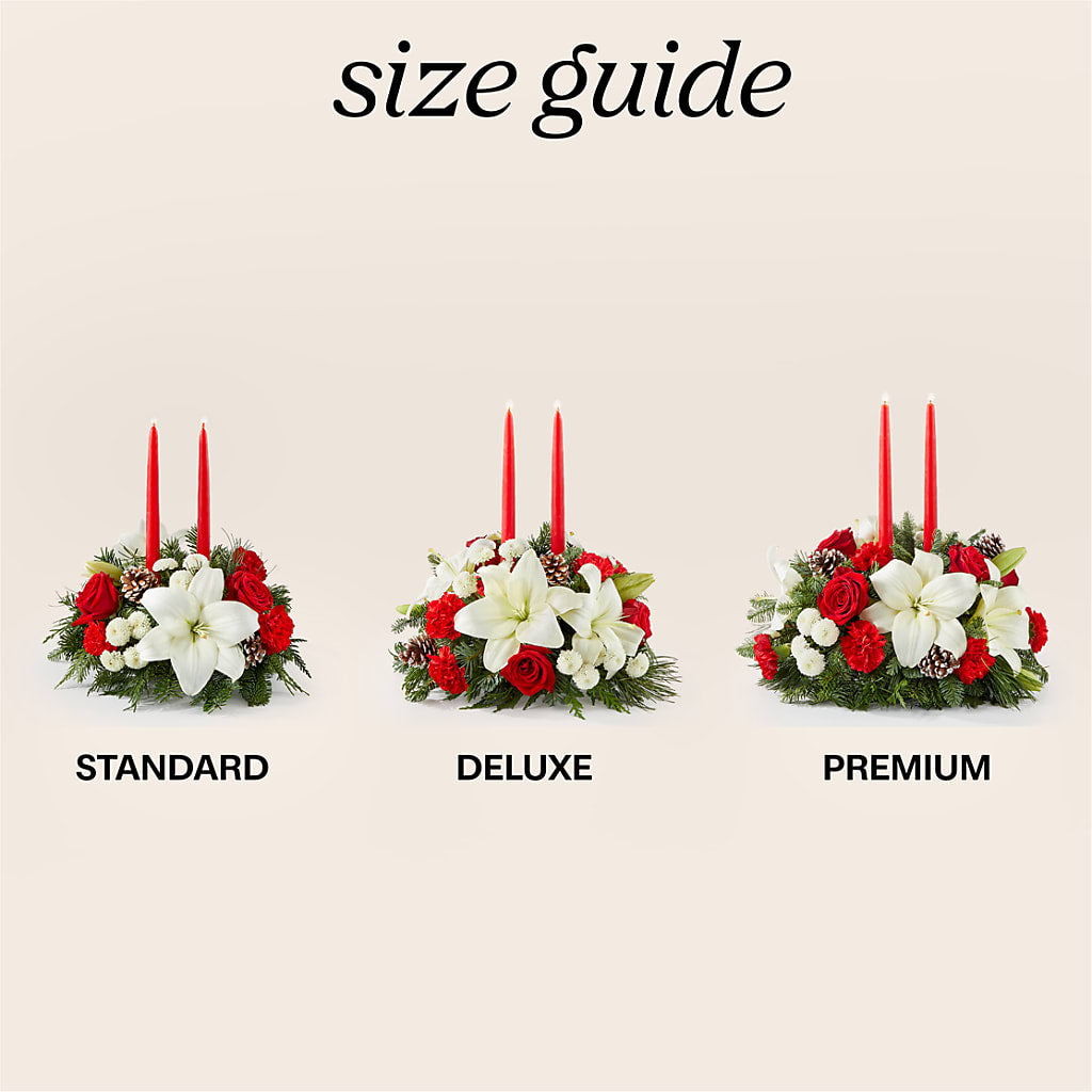 Seasonal Festivities Centerpiece –  Illusion Flower Shop, Houston TX