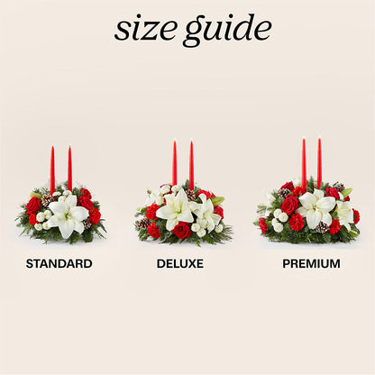 Seasonal Festivities Centerpiece –  Illusion Flower Shop, Houston TX