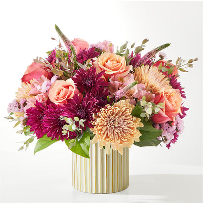 Berry Cobbler Bouquet with Ivory Vase –  Illusion Flower Shop, Houston TX