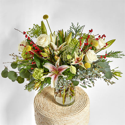 Berry & Bright Bouquet –  Illusion Flower Shop, Houston TX