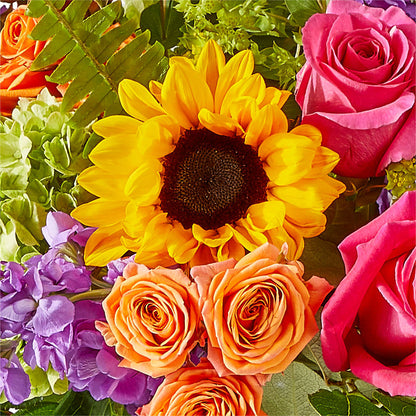 Vibrant Greetings Bouquet –  Illusion Flower Shop, Houston TX