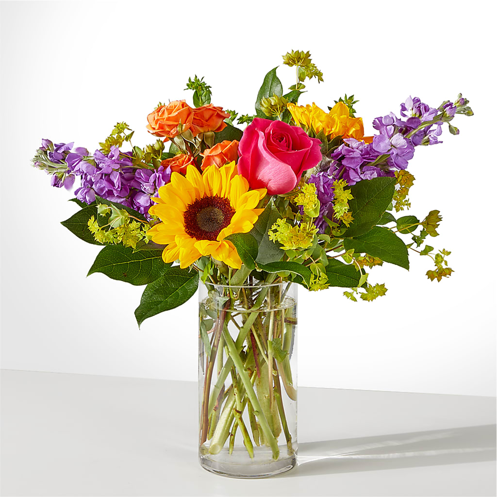 Vibrant Greetings Bouquet –  Illusion Flower Shop, Houston TX