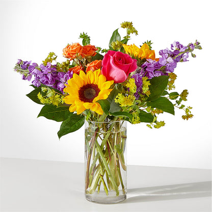 Vibrant Greetings Bouquet –  Illusion Flower Shop, Houston TX