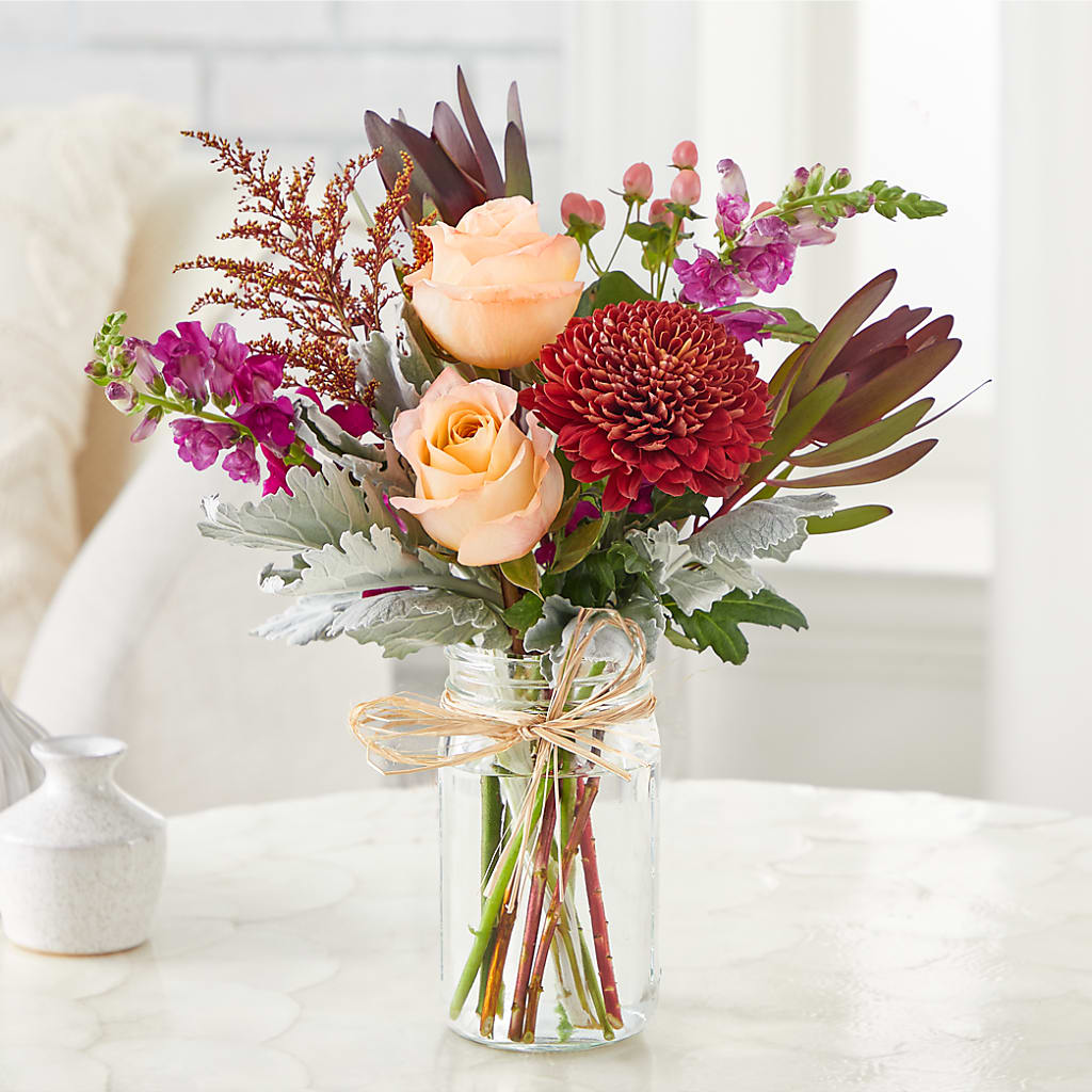 Moody Hues Bouquet –  Illusion Flower Shop, Houston TX